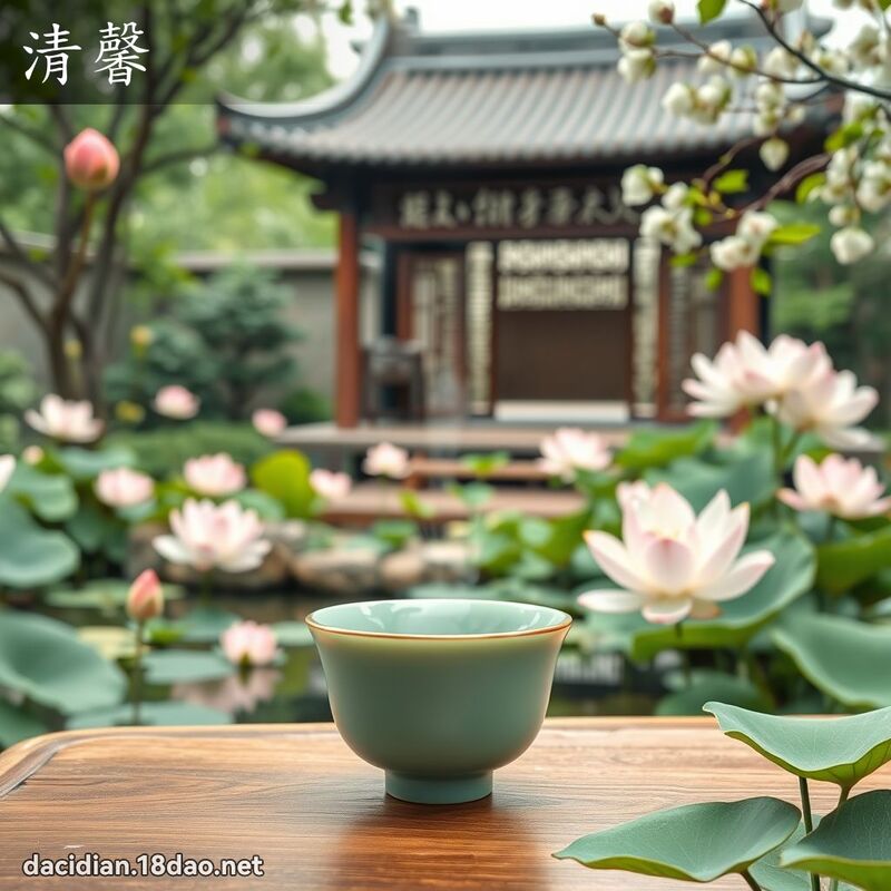 清馨 - 国语大辞典配图