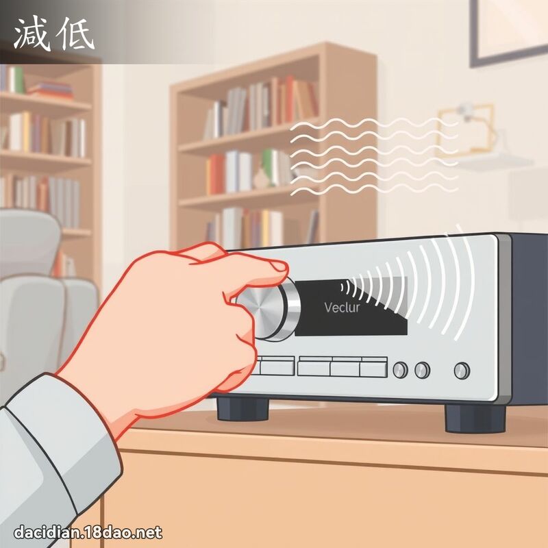減低 - 國語大辭典配圖