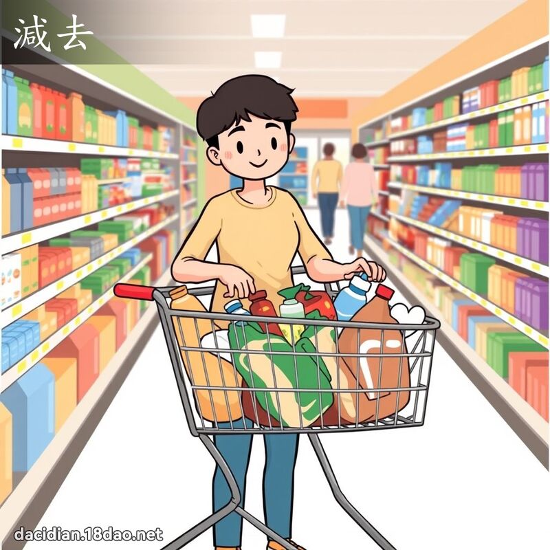 减去 - 国语大辞典配图