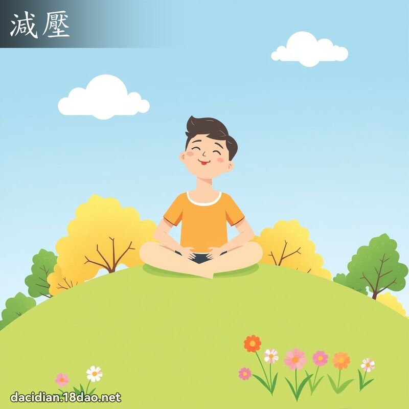 减压 - 国语大辞典配图