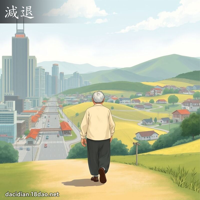 减退 - 国语大辞典配图