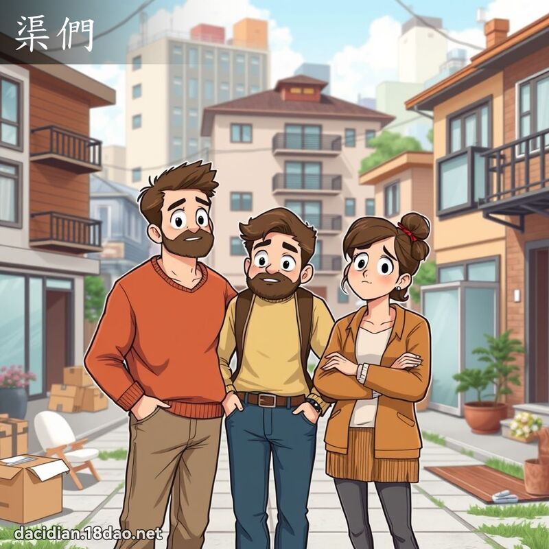 渠們 - 國語大辭典配圖
