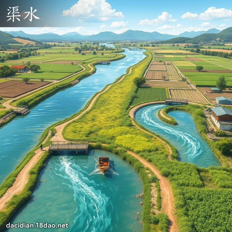 渠水 - 国语大辞典配图