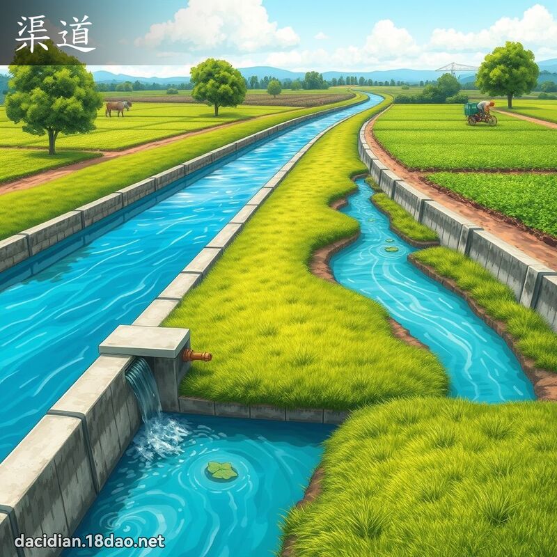 渠道 - 國語大辭典配圖