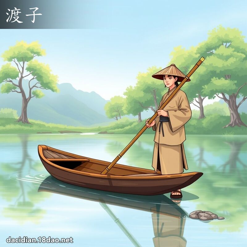 渡子 - 國語大辭典配圖