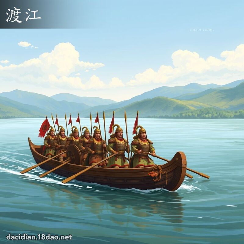 渡江 - 国语大辞典配图