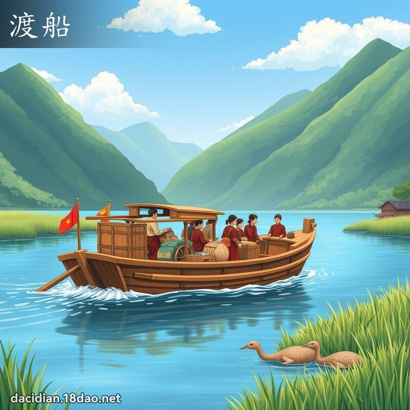 渡船 - 國語大辭典配圖