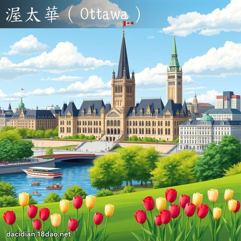 渥太華（Ottawa） - 國語大辭典配圖