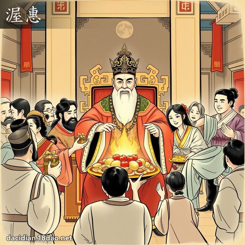 渥惠 - 国语大辞典配图