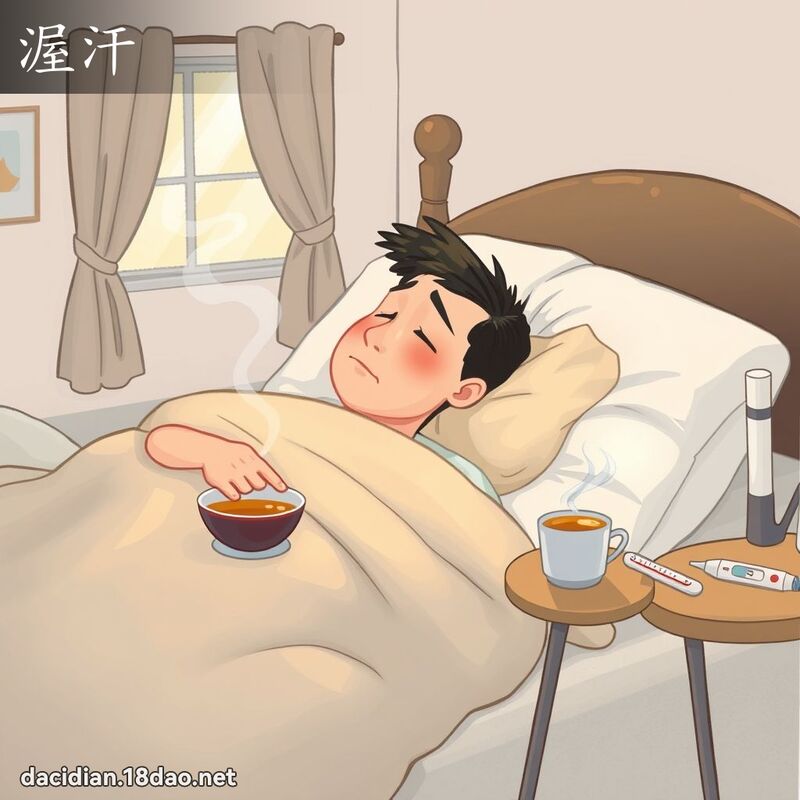 渥汗 - 国语大辞典配图
