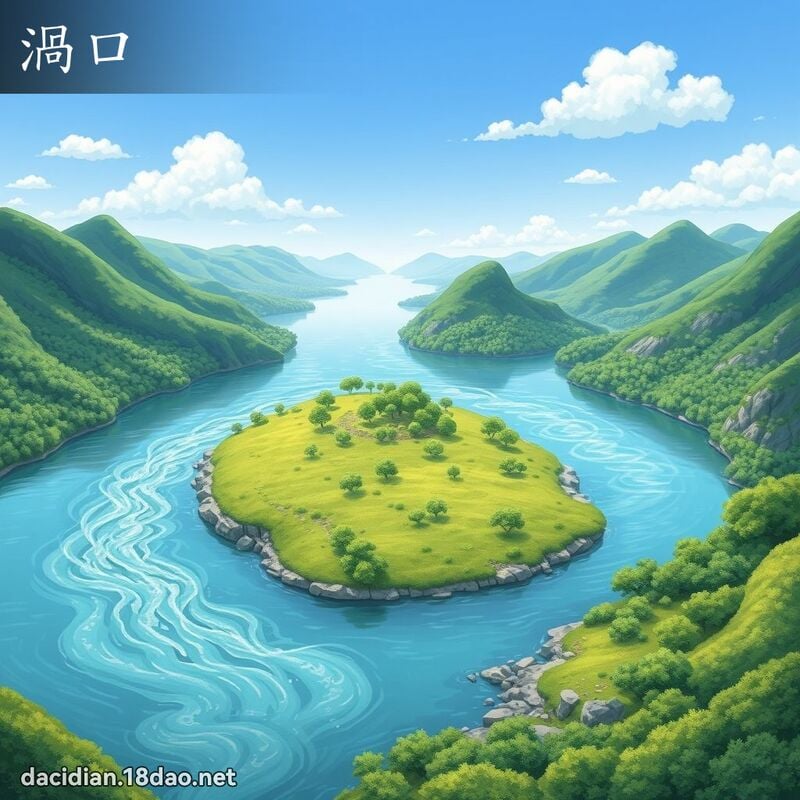 渦口 - 國語大辭典配圖