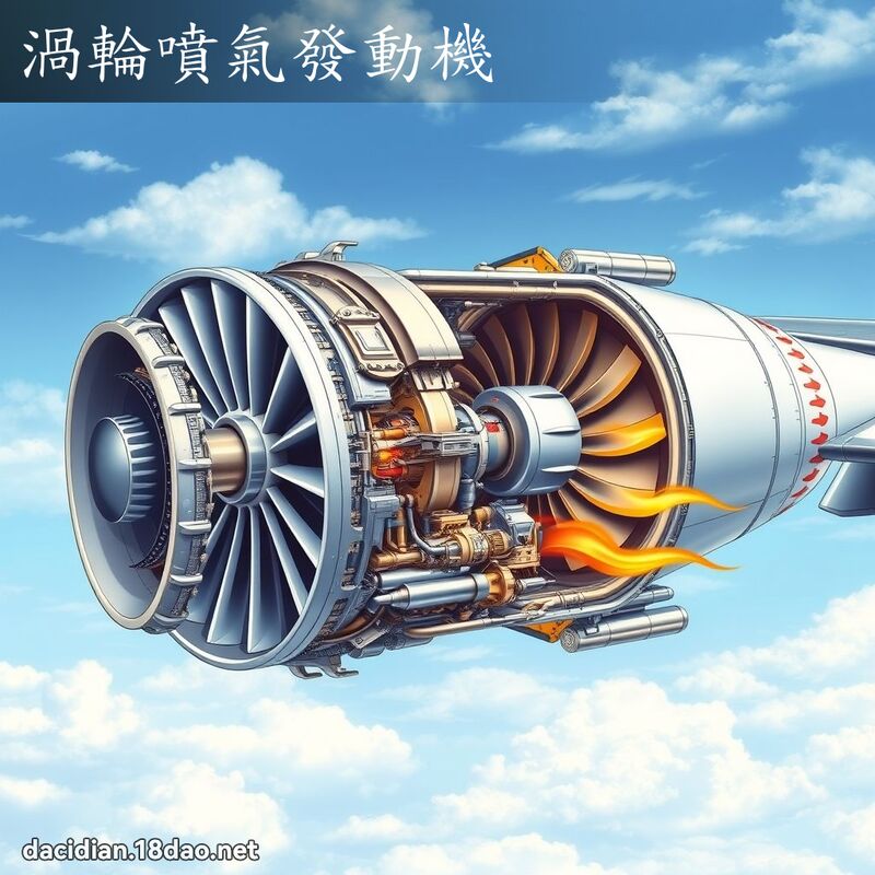 渦輪噴氣發動機 - 國語大辭典配圖
