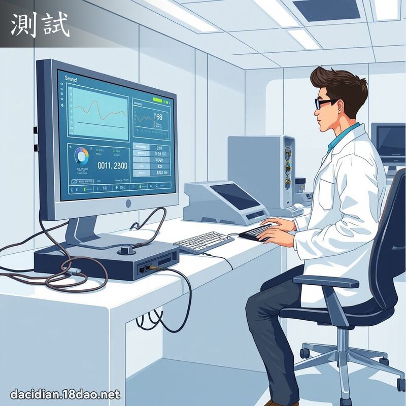 測試 - 國語大辭典配圖