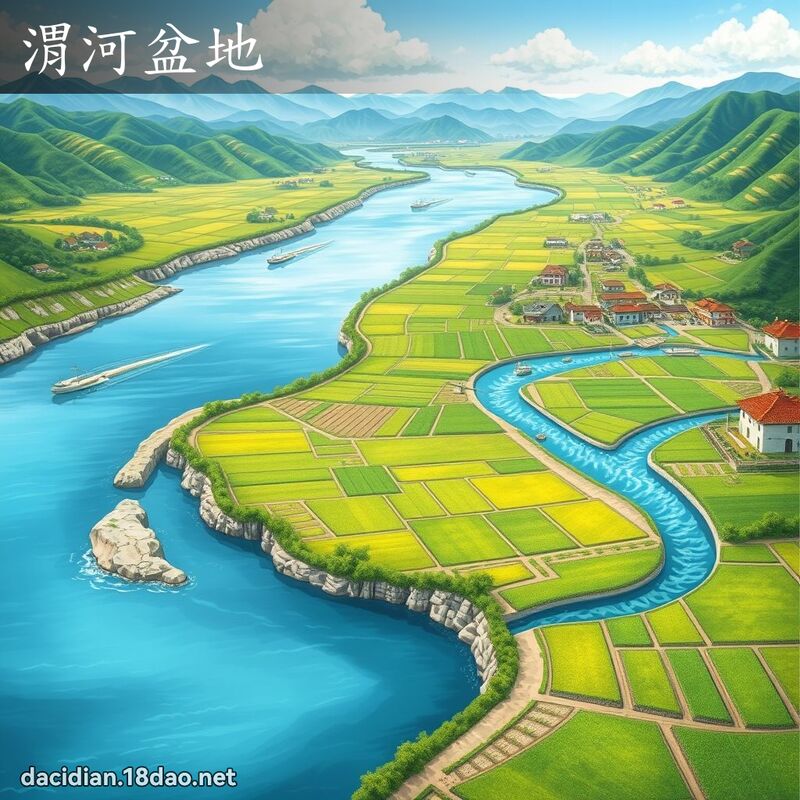 渭河盆地 - 国语大辞典配图