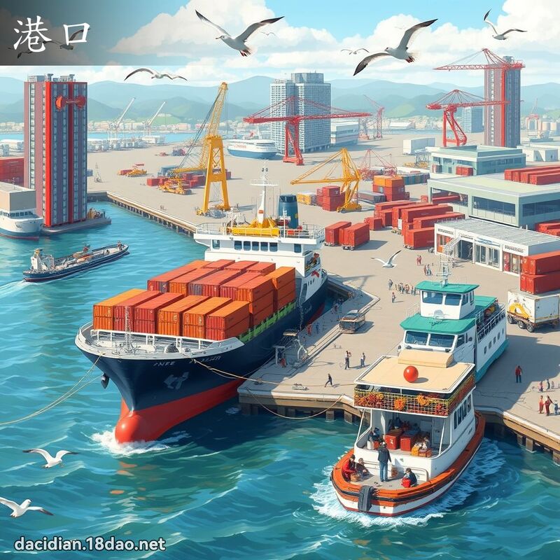 港口 - 國語大辭典配圖
