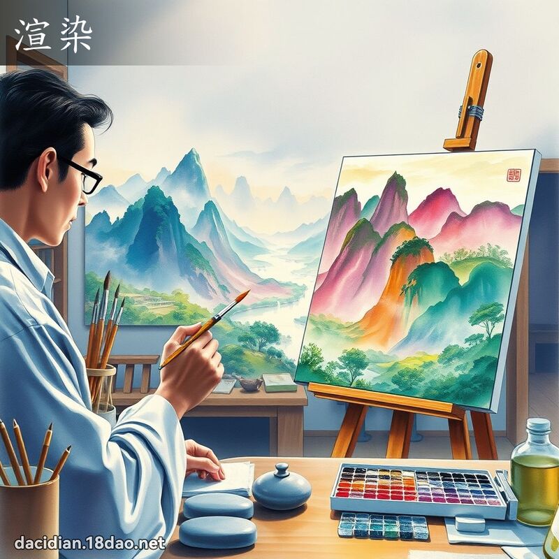 渲染 - 国语大辞典配图