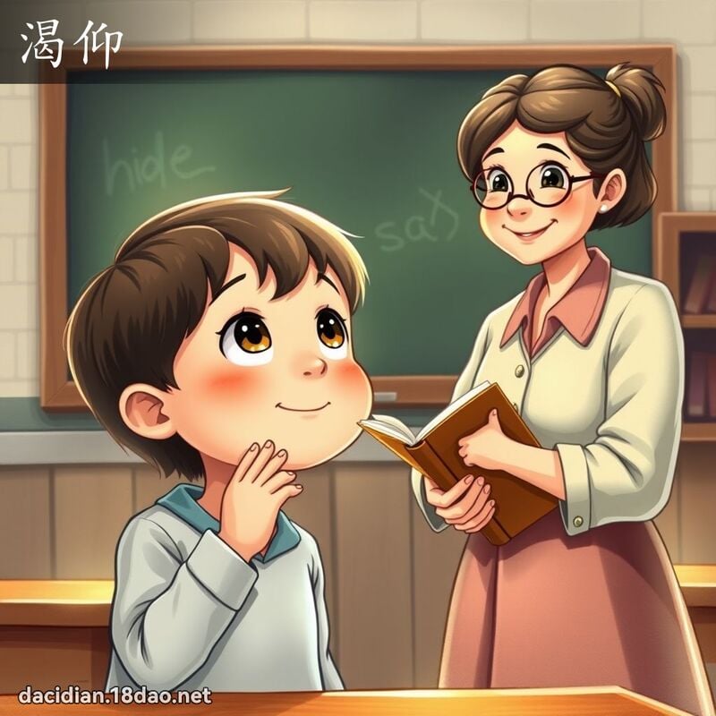 渴仰 - 国语大辞典配图