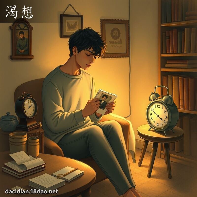 渴想 - 国语大辞典配图