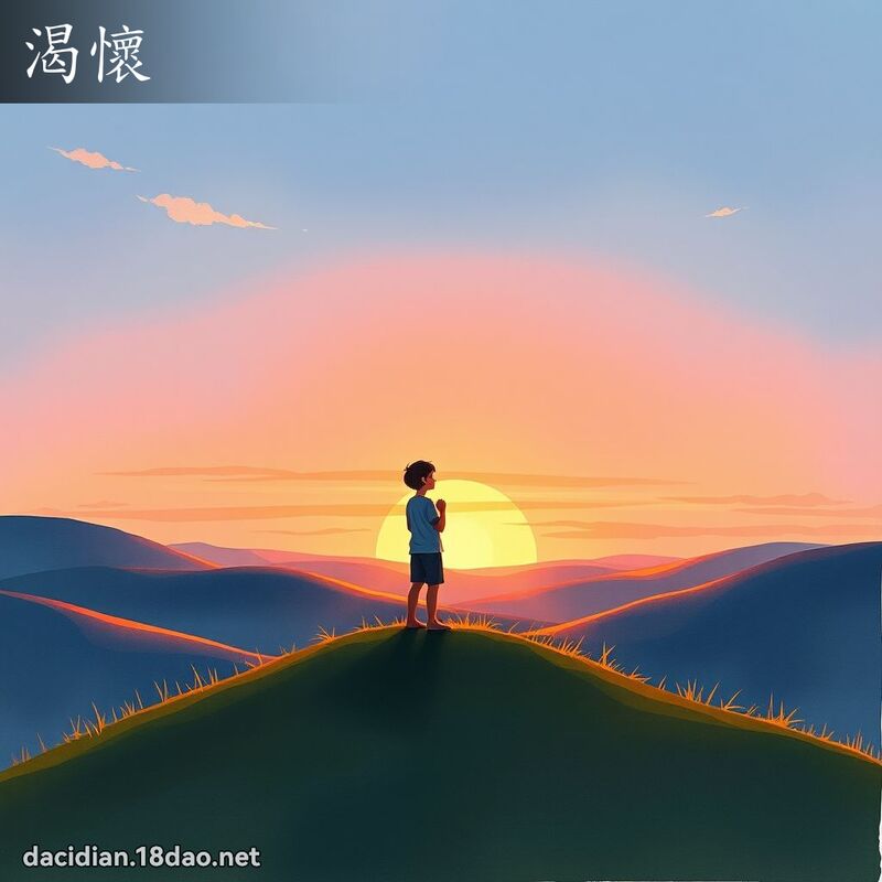 渴怀 - 国语大辞典配图