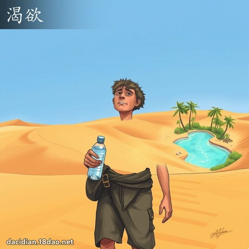 渴欲 - 國語大辭典配圖