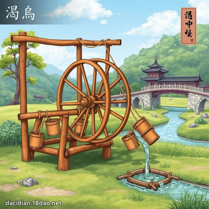 渴烏 - 國語大辭典配圖