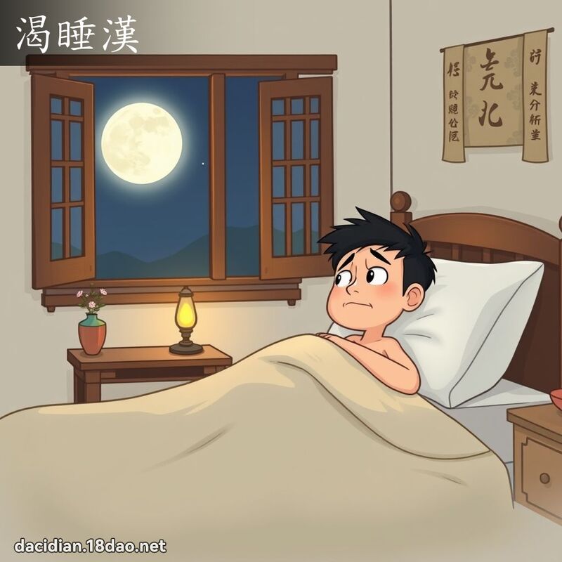 渴睡漢 - 國語大辭典配圖