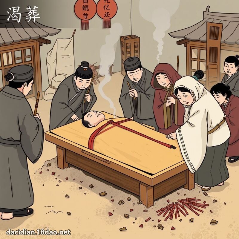 渴葬 - 國語大辭典配圖