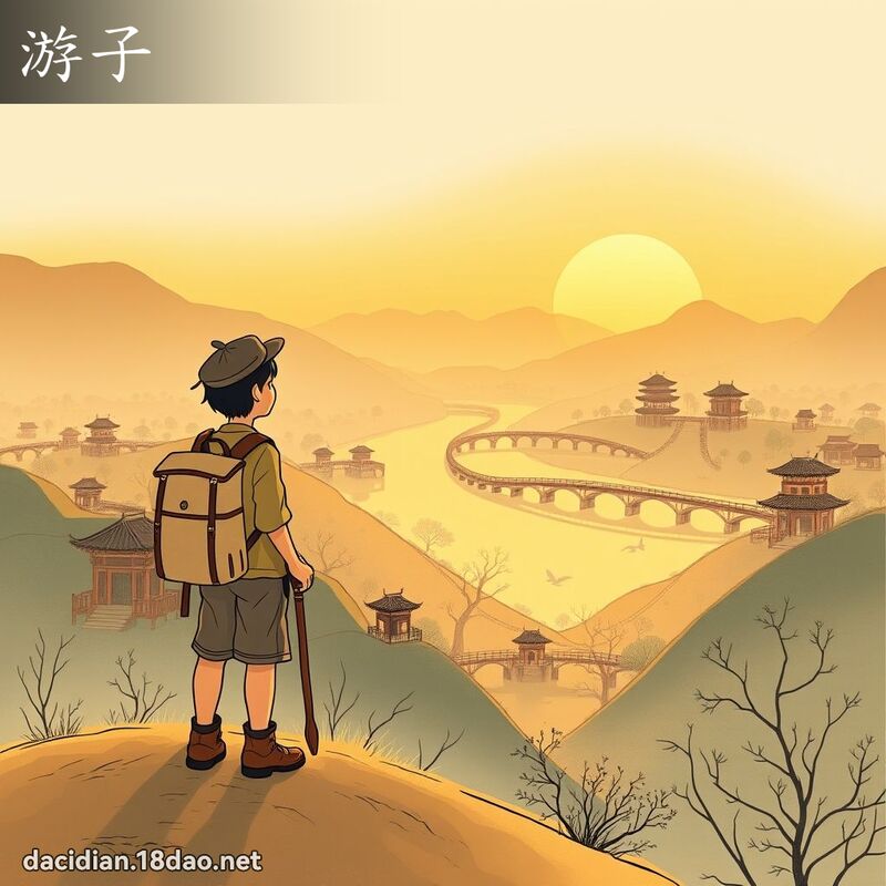 游子 - 國語大辭典配圖