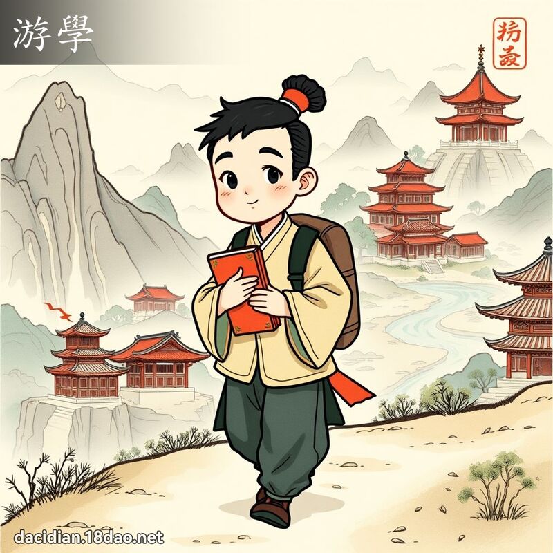 游學 - 國語大辭典配圖