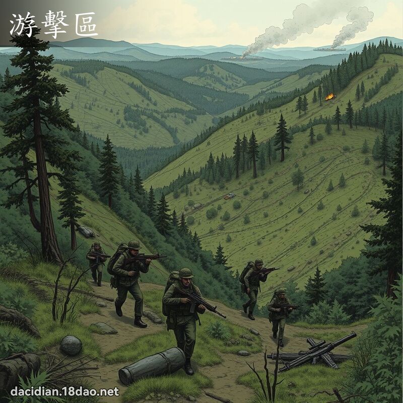 游擊區 - 國語大辭典配圖