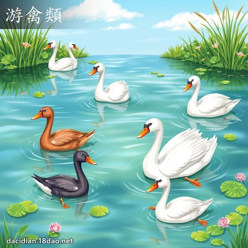 游禽類 - 國語大辭典配圖