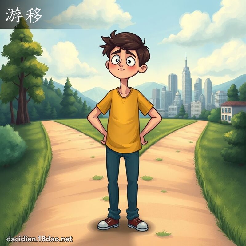 游移 - 國語大辭典配圖