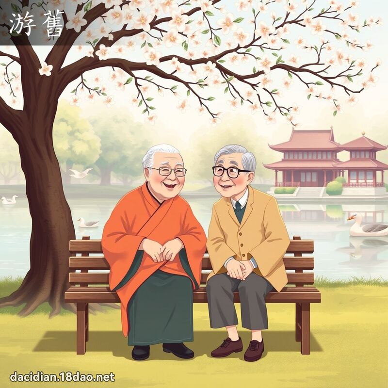 游舊 - 國語大辭典配圖