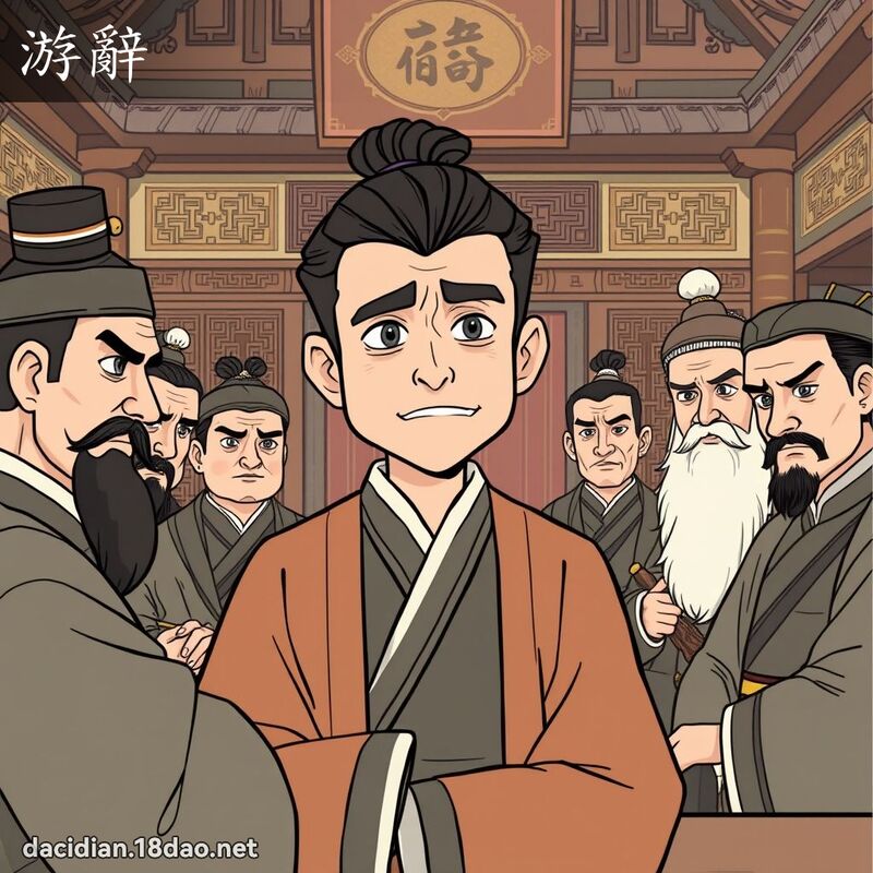游辭 - 國語大辭典配圖