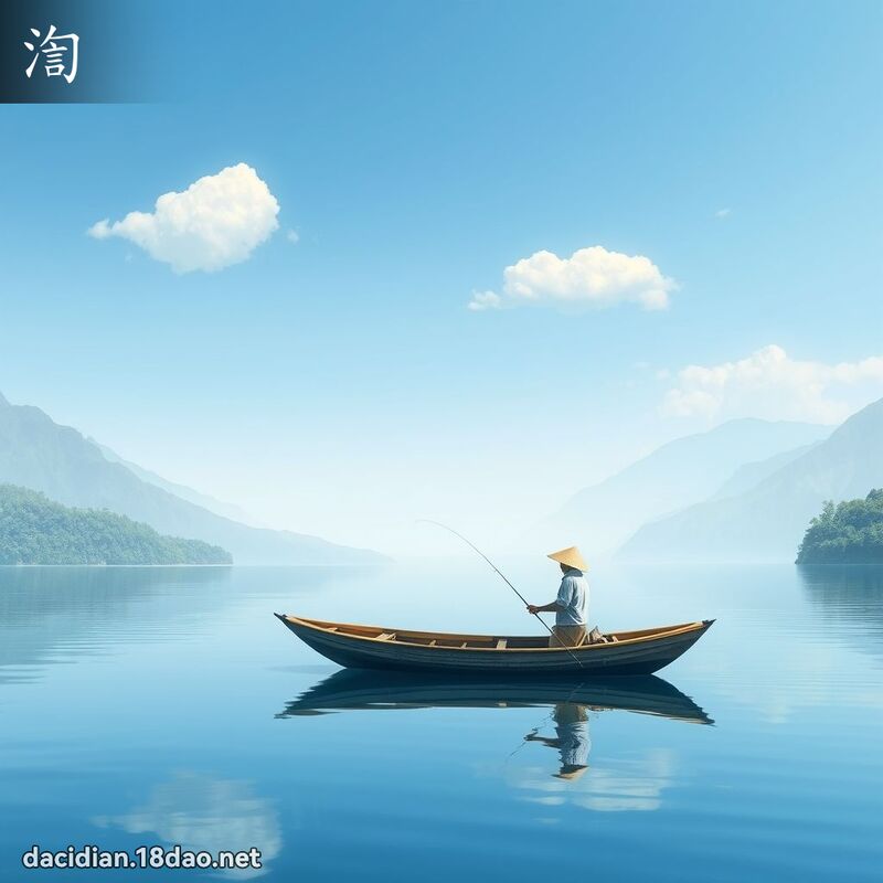 渹 - 國語大辭典配圖