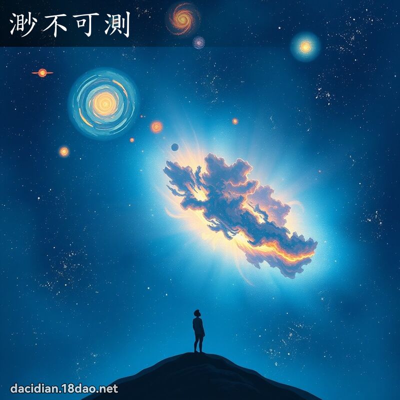 渺不可測 - 國語大辭典配圖
