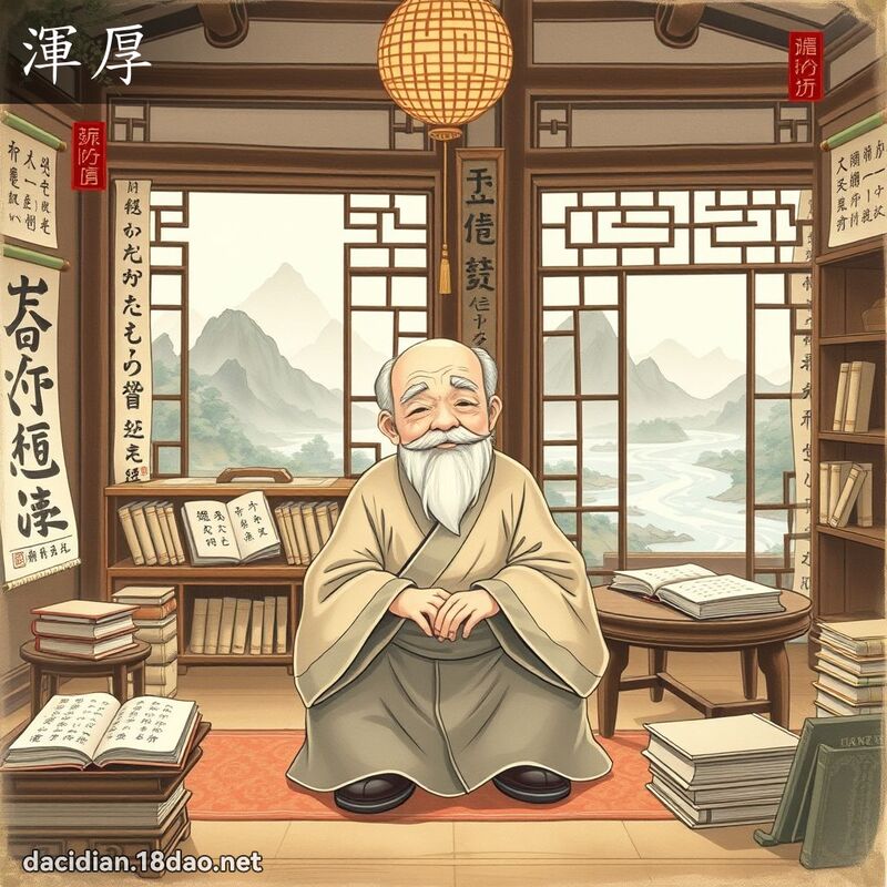 渾厚 - 國語大辭典配圖