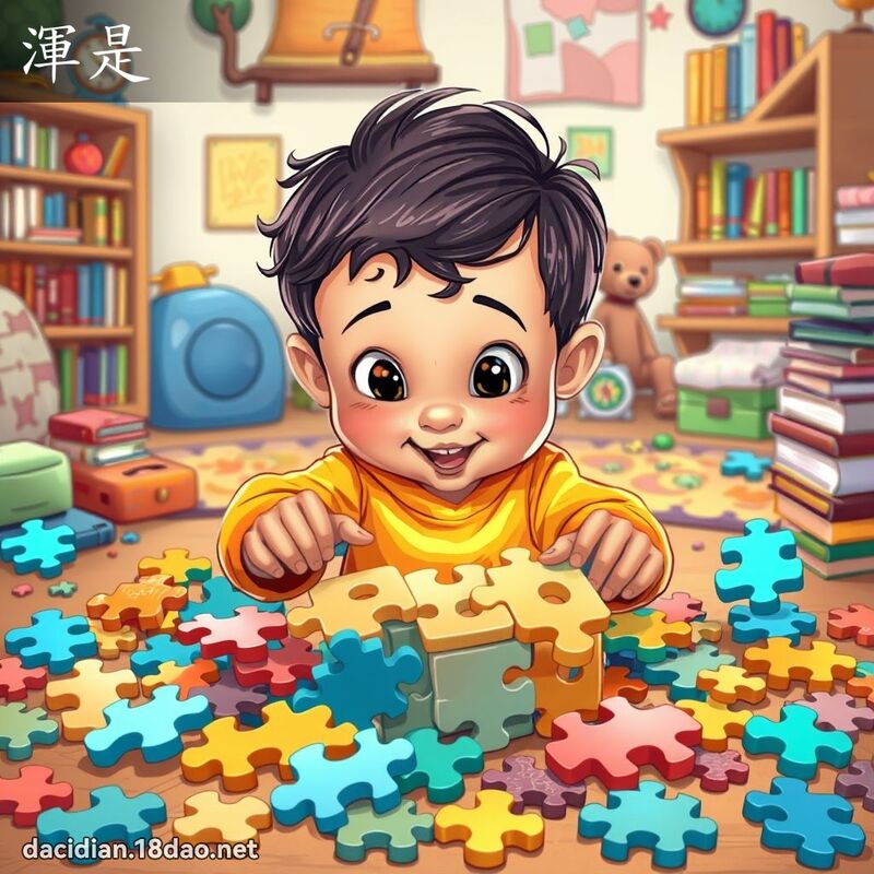 渾是 - 國語大辭典配圖