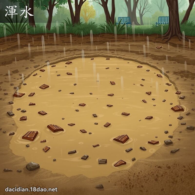 渾水 - 國語大辭典配圖