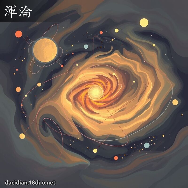 渾淪 - 國語大辭典配圖