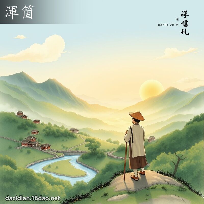 渾箇 - 國語大辭典配圖