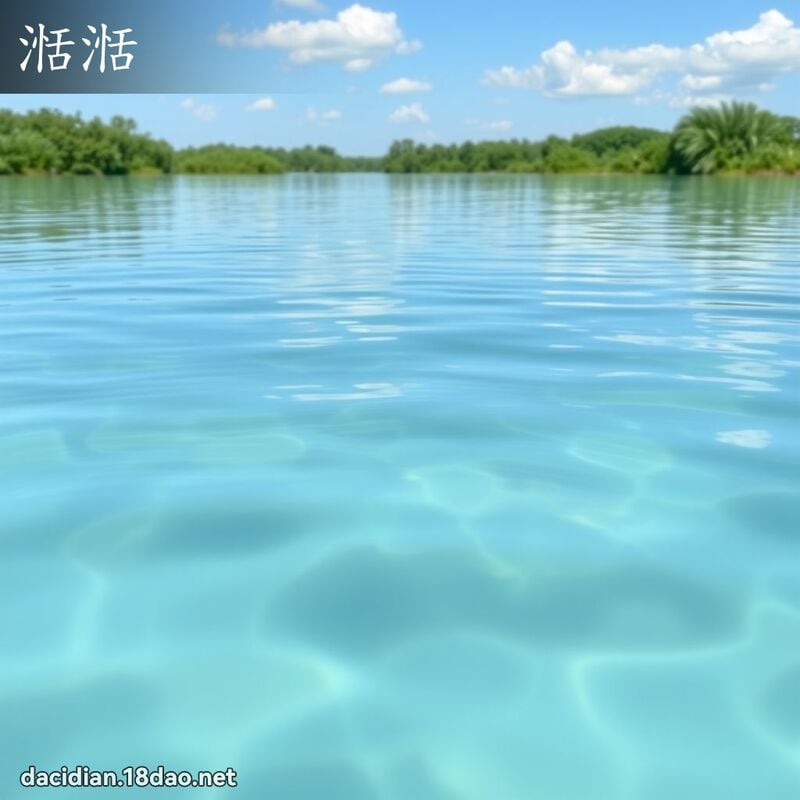 湉湉 - 国语大辞典配图