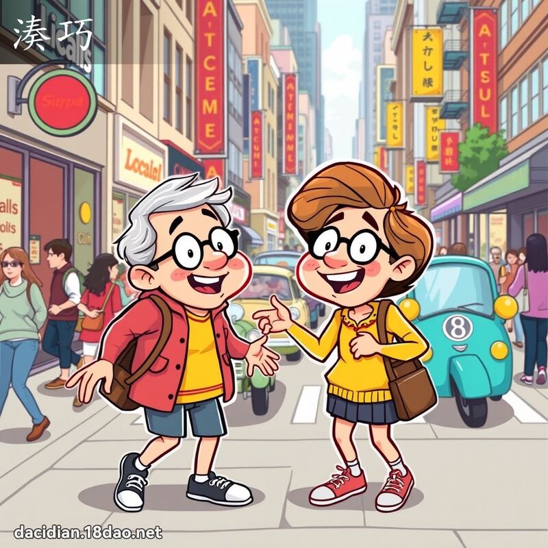 湊巧 - 國語大辭典配圖