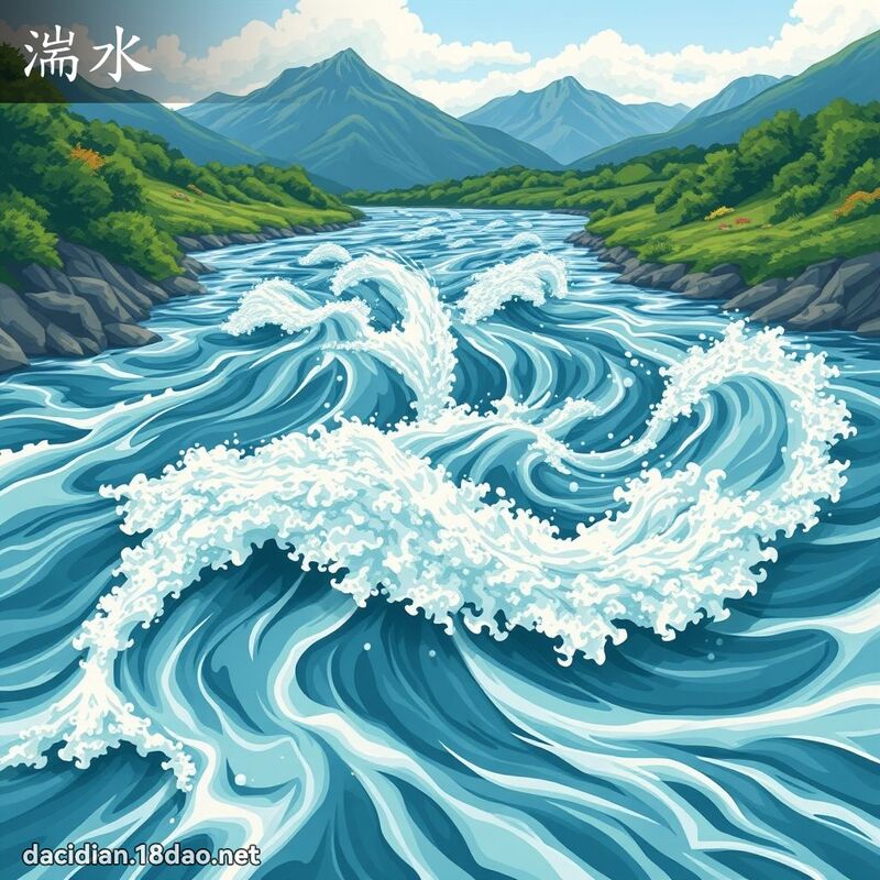 湍水 - 国语大辞典配图