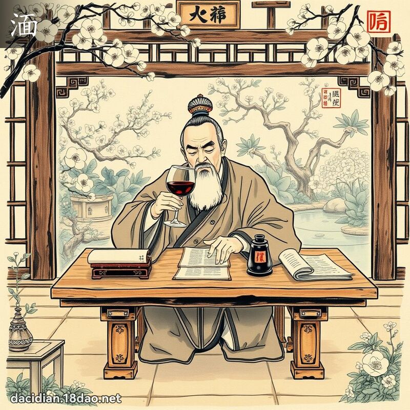 湎 - 國語大辭典配圖