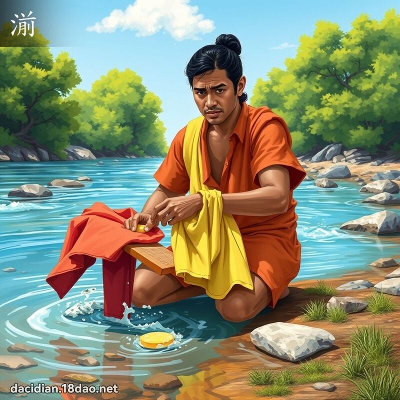 湔 - 國語大辭典配圖