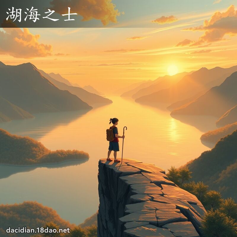 湖海之士 - 國語大辭典配圖