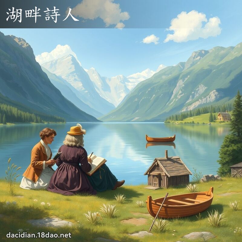 湖畔詩人 - 國語大辭典配圖