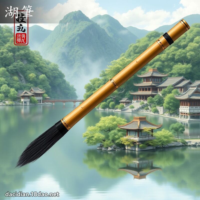 湖筆 - 國語大辭典配圖
