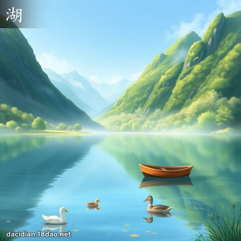 湖 - 国语大辞典配图